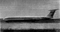Рис. 2. Первый опытный реактивный пассажирский самолет Ил-62