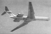 Опытный Ил-62 на лётных испытаниях