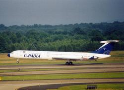 Ил-62М C5-GNM в раскраске авиакомпании «Гамбиа Нью Милленниум» в Вашингтоне (аэропорт им. Джона Фостера Даллса) 29 июня 2002 г. (Rafal Szczypek)