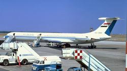 Ил-62 «без буквы» SU-ARO авиакомпании «Юнайтед Эраб Эйрлайнз» в аэропрту Рим-Фьюмичино 25 июля 1971 г. (Christian Hanuise)